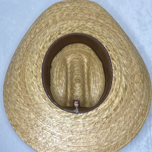 Turner Hat Company Bull Rider Straw Hat 71/8 - Picture 6 of 10